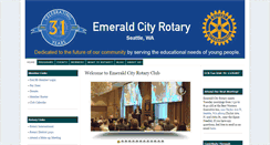 Desktop Screenshot of emeraldcityrotary.org