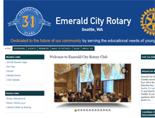 Tablet Screenshot of emeraldcityrotary.org